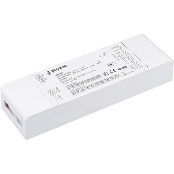 INTELLIGENT ARLIGHT Диммер SMART-CC-205-72-SH-PD-SUF (12-48V, 5x350-1200mA, TUYA Wi-Fi, 2.4G) (IARL, IP20 Пластик, 5 лет) 038211 Arlight, 038211
INTELLIGENT ARLIGHT Диммер SMART-CC-205-72-SH-PD-SUF (12-48V, 5x350-1200mA, TUYA Wi-Fi, 2.4G) (IARL, IP20 Пластик, 5 лет) 038211 Arlight, 038211