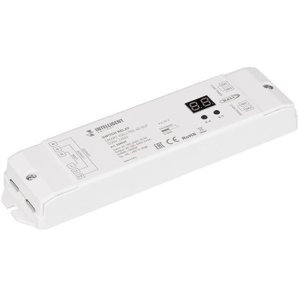INTELLIGENT ARLIGHT Релейный модуль SMART-DALI-702-62-SUF (230V, 2x5A) (IARL, IP20 Пластик, 5 лет) 038539 Arlight, 038539
INTELLIGENT ARLIGHT Релейный модуль SMART-DALI-702-62-SUF (230V, 2x5A) (IARL, IP20 Пластик, 5 лет) 038539 Arlight, 038539