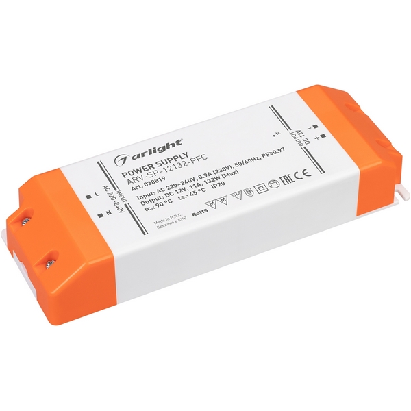 Блок питания ARV-SP-24100-PFC (24V, 4.17A, 100W) (Arlight, IP20 Пластик, 5 лет) 038818, ARV-SP 038818
Блок питания ARV-SP-24100-PFC (24V, 4.17A, 100W) (Arlight, IP20 Пластик, 5 лет) 038818, ARV-SP 038818