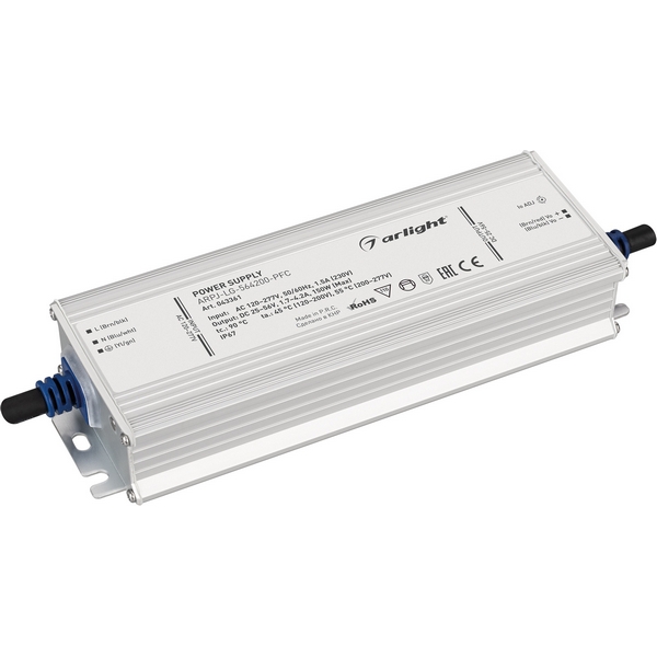 Блок питания ARPJ-LG-564200-PFC (150W, 25-56V, 1.7-4.2A) (Arlight, IP67 Металл, 5 лет) 043361, ARPJ 043361
Блок питания ARPJ-LG-564200-PFC (150W, 25-56V, 1.7-4.2A) (Arlight, IP67 Металл, 5 лет) 043361, ARPJ 043361
