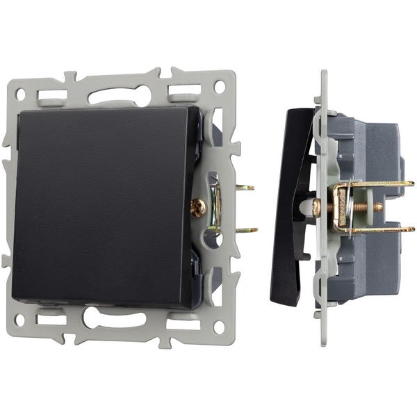 Механизм выключателя одноклавишный непроходной SWT-MK01-PL-BK (250V, 16A) (Arlight) 043711, Черный, 043711
Механизм выключателя одноклавишный непроходной SWT-MK01-PL-BK (250V, 16A) (Arlight) 043711, Черный, 043711