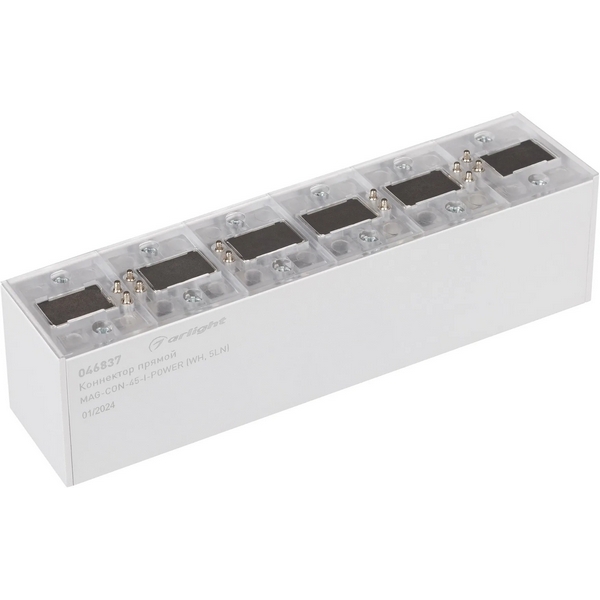 Коннектор прямой MAG-CON-45-I-POWER (WH, 5LN) (Arlight, IP20 Металл, 3 года) 046837, Белый, MAG-45 046837
Коннектор прямой MAG-CON-45-I-POWER (WH, 5LN) (Arlight, IP20 Металл, 3 года) 046837, Белый, MAG-45 046837