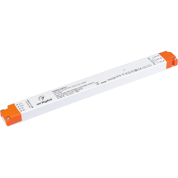 Блок питания ARV-SP-24100-PFC-DT8-CCT-LONG (24V, 4.16A, 100W) (Arlight, IP20 Пластик, 5 лет) 047031, ARV-SP 047031
Блок питания ARV-SP-24100-PFC-DT8-CCT-LONG (24V, 4.16A, 100W) (Arlight, IP20 Пластик, 5 лет) 047031, ARV-SP 047031