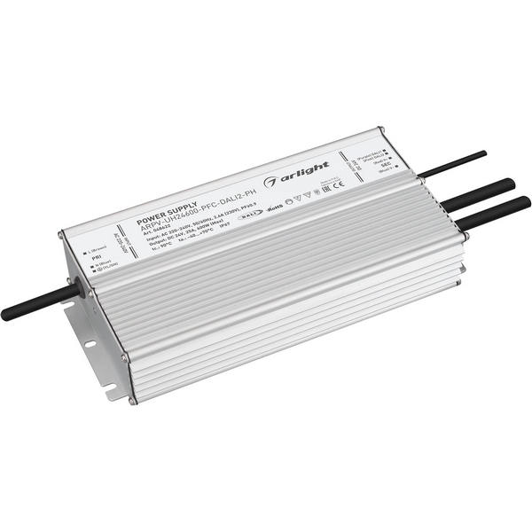 Блок питания ARPV-UH24600-PFC-DALI2-PH (24V, 25A, 600W) (Arlight, IP67 Металл, 7 лет) 048622, ARPV-UH 048622
Блок питания ARPV-UH24600-PFC-DALI2-PH (24V, 25A, 600W) (Arlight, IP67 Металл, 7 лет) 048622, ARPV-UH 048622