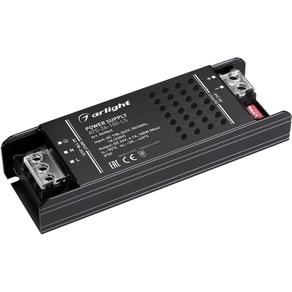 Блок питания ATS-24-100-LS (24V, 4.1A, 100W) (Arlight, IP20 Сетка) 049063, ATS 049063
Блок питания ATS-24-100-LS (24V, 4.1A, 100W) (Arlight, IP20 Сетка) 049063, ATS 049063