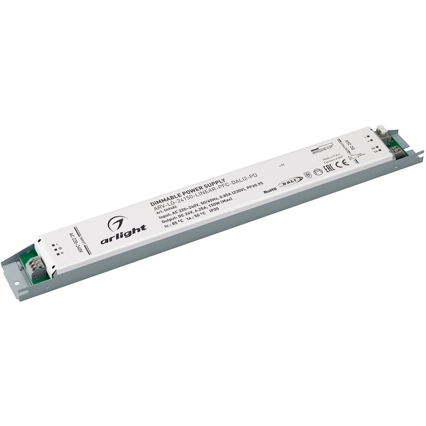 Блок питания ARV-LG-24150-LINEAR-PFC-DALI2-PD (24V, 6.25A, 150W) (Arlight, IP20 Металл) 049482, ARV-SP 049482
Блок питания ARV-LG-24150-LINEAR-PFC-DALI2-PD (24V, 6.25A, 150W) (Arlight, IP20 Металл) 049482, ARV-SP 049482