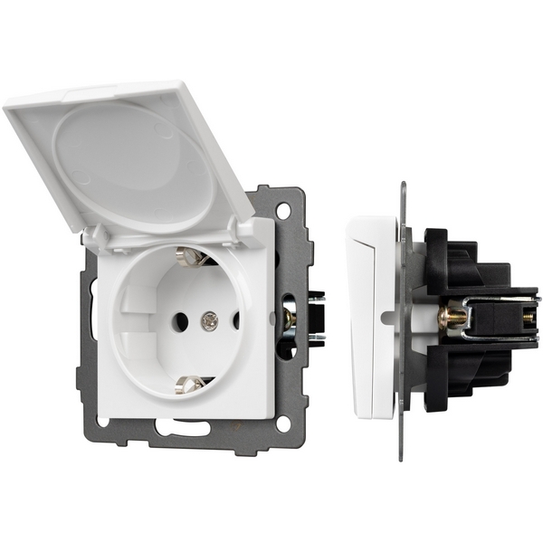 Механизм розетки влагозащищённый SCT-MCP-PL-WH-V (250V, 16A) (Arlight) 049833, Белый, 049833
Механизм розетки влагозащищённый SCT-MCP-PL-WH-V (250V, 16A) (Arlight) 049833, Белый, 049833