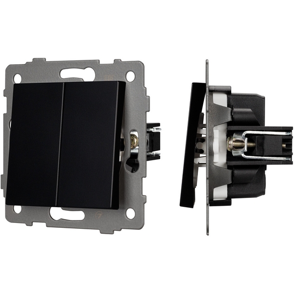 Механизм выключателя двухклавишный проходной SWT-MKP2-PL-BK-V (250V, 10A) (Arlight) 049893, Черный, 049893
Механизм выключателя двухклавишный проходной SWT-MKP2-PL-BK-V (250V, 10A) (Arlight) 049893, Черный, 049893