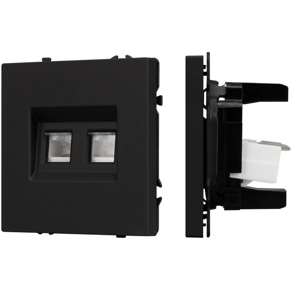 Механизм сдвоенной телефонной розетки SCT-NOBE-MTL2-SFPL-BK (RJ-11, 4C) (Arlight, Черный оникс) 054309, NOBE 054309
Механизм сдвоенной телефонной розетки SCT-NOBE-MTL2-SFPL-BK (RJ-11, 4C) (Arlight, Черный оникс) 054309, NOBE 054309
