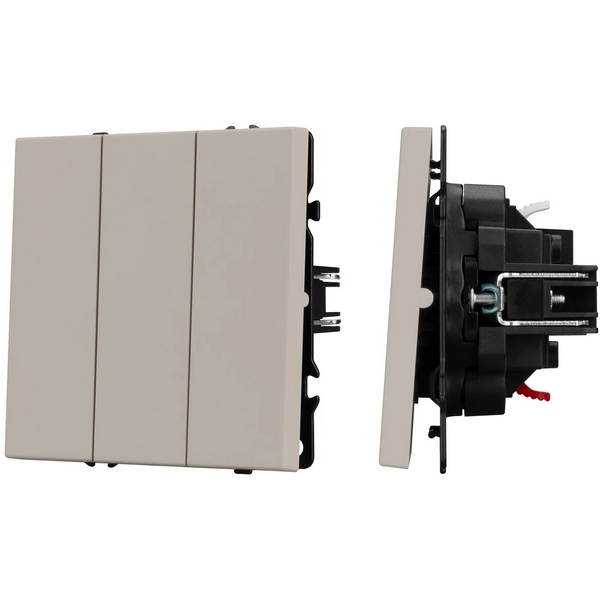 Механизм выключателя трехклавишный непроходной SWT-NOBE-MK03-SFPL-CA (230V, 10A) (Arlight, Кашемир) 061797, NOBE 061797
Механизм выключателя трехклавишный непроходной SWT-NOBE-MK03-SFPL-CA (230V, 10A) (Arlight, Кашемир) 061797, NOBE 061797
