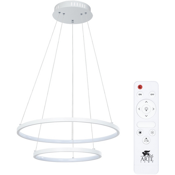 Подвесной светильник с пультом управления LED Arte Lamp Frodo A2197SP-2WH, Белый, Frodo A2197SP-2WH
Подвесной светильник с пультом управления LED Arte Lamp Frodo A2197SP-2WH, Белый, Frodo A2197SP-2WH