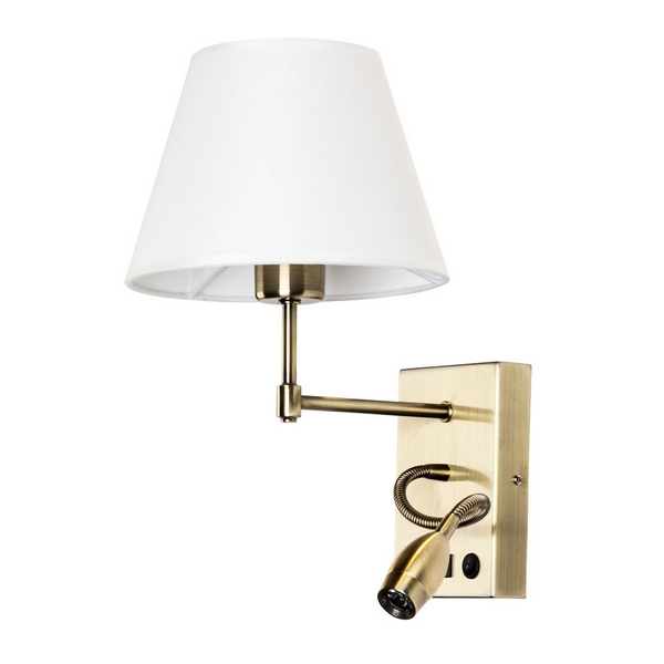 Бра для чтения с выключателем и USB-портом Arte Lamp Elba A2581AP-2AB, Белый, Elba A2581AP-2AB
Бра для чтения с выключателем и USB-портом Arte Lamp Elba A2581AP-2AB, Белый, Elba A2581AP-2AB