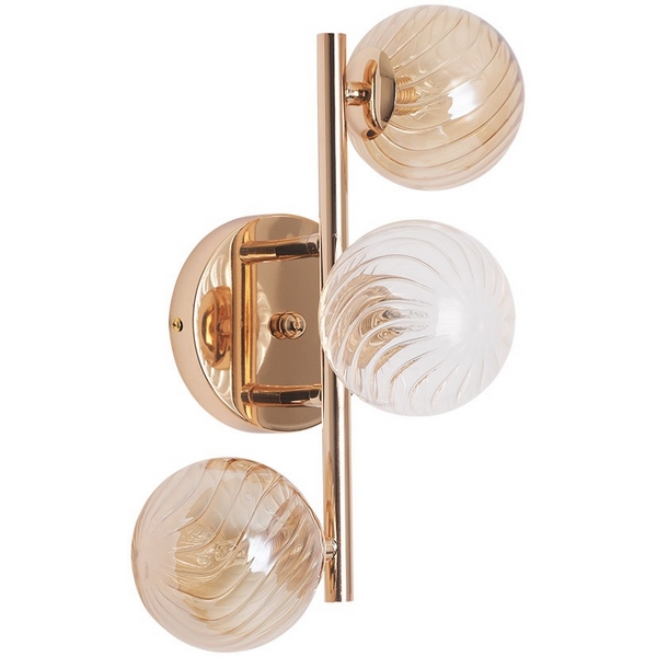 Настенный светильник Arte Lamp Etereo A5261AP-3GO (плафоны шарики), Янтарный, Etereo A5261AP-3GO
Настенный светильник Arte Lamp Etereo A5261AP-3GO (плафоны шарики), Янтарный, Etereo A5261AP-3GO