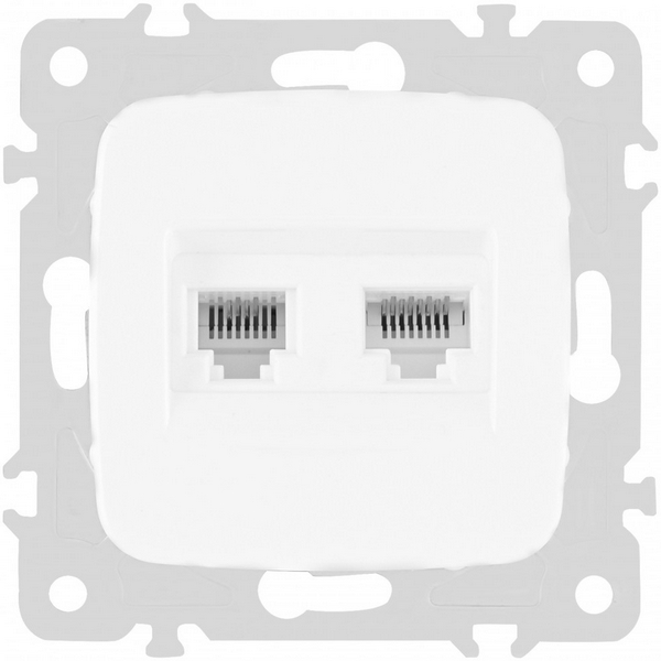 Розетка телефонная RJ-11 + Ethernet RJ-45 Arte Milano am-205 205.44-1.white, Белый, am-205 205.44-1.white
Розетка телефонная RJ-11 + Ethernet RJ-45 Arte Milano am-205 205.44-1.white, Белый, am-205 205.44-1.white