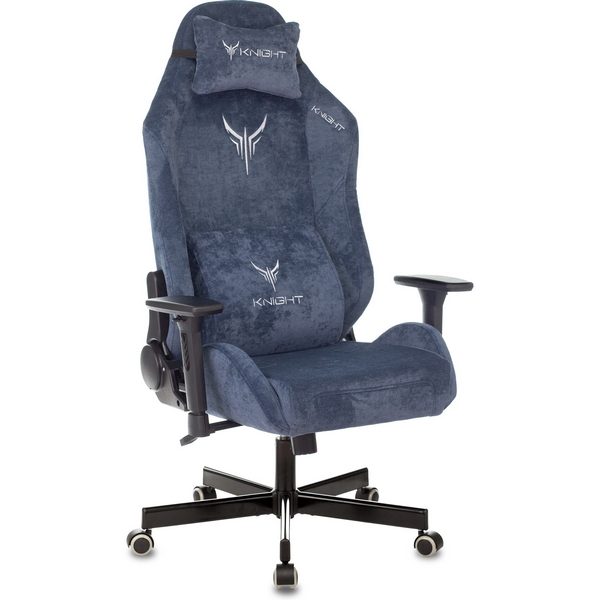 Кресло игровое Knight N1 Fabric синий Light-27 с подголов. крестовина металл, Серый, Knight KNIGHT N1 BLUE
Кресло игровое Knight N1 Fabric синий Light-27 с подголов. крестовина металл, Серый, Knight KNIGHT N1 BLUE