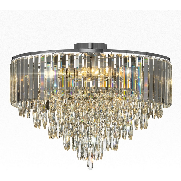 Изображение товара Потолочная люстра каскадная хрустальная Citilux Leonna CL320191