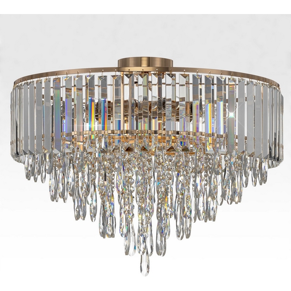 Изображение товара Потолочная люстра каскадная хрустальная Citilux Leonna CL320192