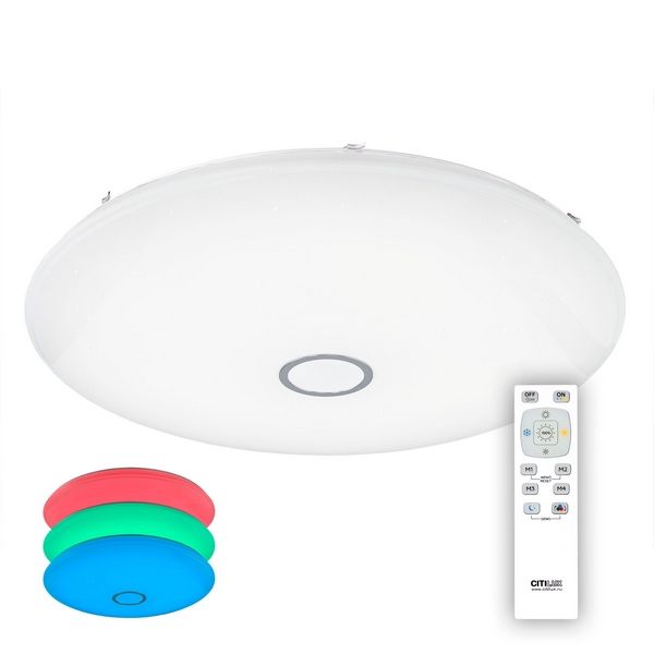 Настенно-потолочный светильник СтарЛайт LED с пультом CL703200RGB (Citilux), Белый, СтарЛайт CL703200RGB
Настенно-потолочный светильник СтарЛайт LED с пультом CL703200RGB (Citilux), Белый, СтарЛайт CL703200RGB