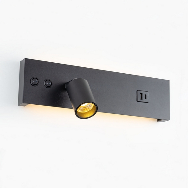 Настенный светильник LED с USB со спотом для чтения с выключателем Citilux Декарт CL704461, Черный, Декарт CL704461
Настенный светильник LED с USB со спотом для чтения с выключателем Citilux Декарт CL704461, Черный, Декарт CL704461
