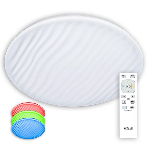 Потолочный светильник светодиодный с пультом RGB IP43 Дюна CL72080RGB (Citilux), Белый, Дюна CL72080RGB
Потолочный светильник светодиодный с пультом RGB IP43 Дюна CL72080RGB (Citilux), Белый, Дюна CL72080RGB