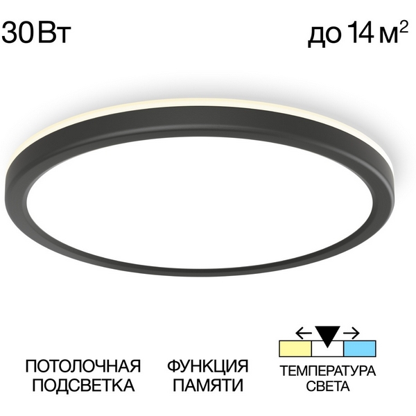 Настенно-потолочный светильник с подсветкой Citilux Basic Line CL738241VL, Белый, Basic Line CL738241VL
Настенно-потолочный светильник с подсветкой Citilux Basic Line CL738241VL, Белый, Basic Line CL738241VL