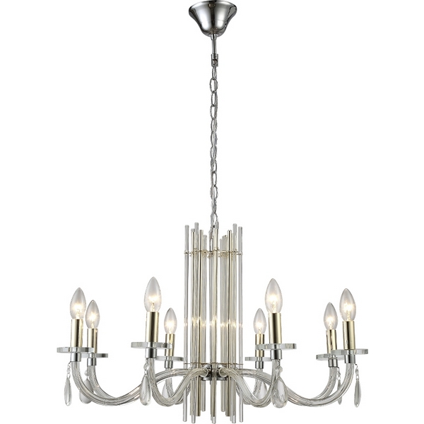 Подвесная люстра хрусталь Crystal Lux AURELIO AURELIO SP8 GOLD+CHROME/TRANSPARENT, Хром, Aurelio AURELIO SP8 GOLD+CHROME/TRANSPARENT
Подвесная люстра хрусталь Crystal Lux AURELIO AURELIO SP8 GOLD+CHROME/TRANSPARENT, Хром, Aurelio AURELIO SP8 GOLD+CHROME/TRANSPARENT