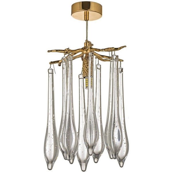 Изображение товара Подвесная люстра хрустальная Dio D`arte Tavenna Gold Tavenna H 1.5.21.108 G