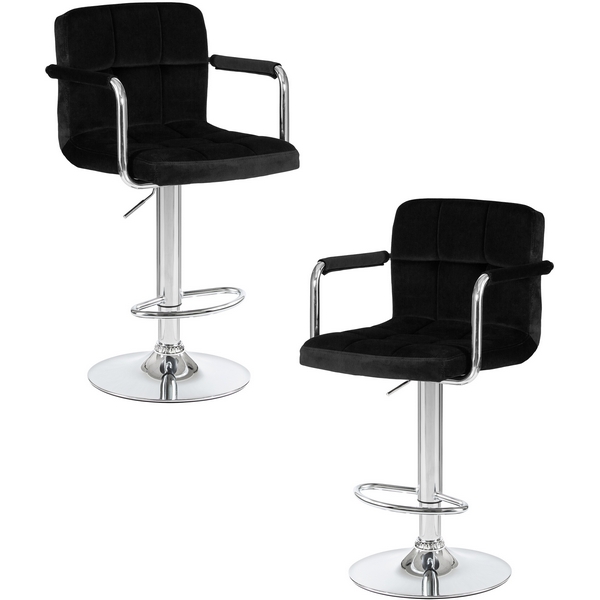 Набор 2 шт стул барный DOBRIN KRUGER ARM (черный велюр (MJ9-101)) Dobrin, LM-5011-N_CH-M_V-MJ9-101 
Набор 2 шт стул барный DOBRIN KRUGER ARM (черный велюр (MJ9-101)) Dobrin, LM-5011-N_CH-M_V-MJ9-101