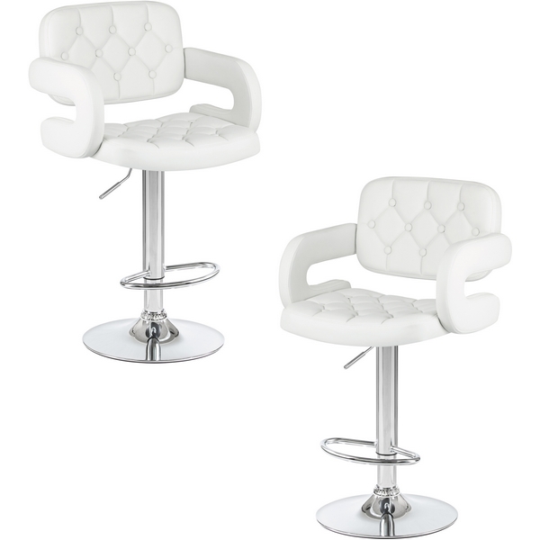 Набор 2 шт стул барный DOBRIN TIESTO (белый) Dobrin, LM-3460-N_CH-M_EL-white 
Набор 2 шт стул барный DOBRIN TIESTO (белый) Dobrin, LM-3460-N_CH-M_EL-white