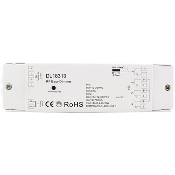 Контроллер для управления яркостью светодиодного освещения Donolux DL18313/controller 700mA, DL18313/controller 700mA
Контроллер для управления яркостью светодиодного освещения Donolux DL18313/controller 700mA, DL18313/controller 700mA
