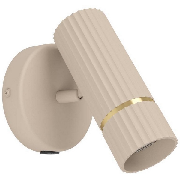 Спот светодиодный Eglo Caminia 901153 1х5W (GU10-LED), 345lm, сталь, песочный, браширован латунь, Бежевый, Caminia 901153
Спот светодиодный Eglo Caminia 901153 1х5W (GU10-LED), 345lm, сталь, песочный, браширован латунь, Бежевый, Caminia 901153