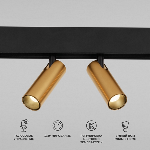 Трековый светильник с голосовым управлением 48V магнитный светодиодный Elektrostandard Slim Magnetic 85056/01 WIFI (Умный дом), Латунь, Slim Magnetic 85056/01
Трековый светильник с голосовым управлением 48V магнитный светодиодный Elektrostandard Slim Magnetic 85056/01 WIFI (Умный дом), Латунь, Slim Magnetic 85056/01