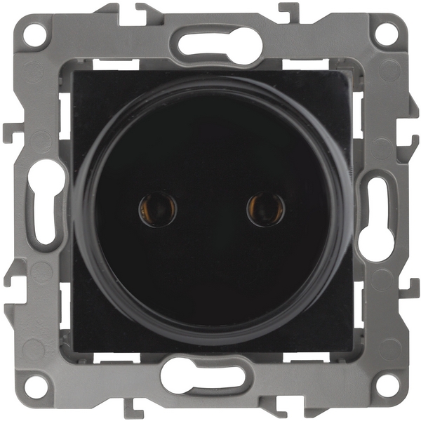 Розетка встраиваемая без заземления (черный) ЭРА 12-2105-06, 12-2105-06
Розетка встраиваемая без заземления (черный) ЭРА 12-2105-06, 12-2105-06