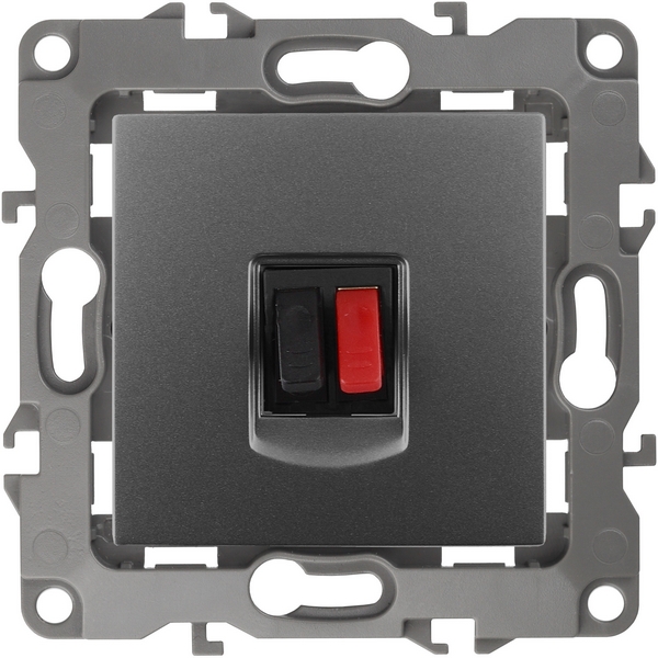 Акустическая розетка встраиваемая (графит) ЭРА 12-3111-12, 12-3111-12 
Акустическая розетка встраиваемая (графит) ЭРА 12-3111-12, 12-3111-12