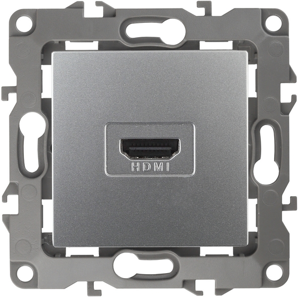 Розетка HDMI (алюминий) ЭРА 12-3114-03, 12-3114-03 
Розетка HDMI (алюминий) ЭРА 12-3114-03, 12-3114-03