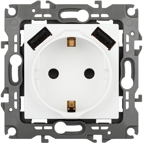 Розетка встраиваемая с заземлением, шторками и USBх2 (белый матовый) ЭРА 12-4109-01М, 12-4109-01М
Розетка встраиваемая с заземлением, шторками и USBх2 (белый матовый) ЭРА 12-4109-01М, 12-4109-01М