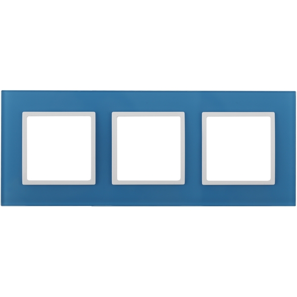 Рамка на 3 поста (голубой, белый) ЭРА 14-5103-28, Белый;голубой, 14-5103-28 
Рамка на 3 поста (голубой, белый) ЭРА 14-5103-28, Белый;голубой, 14-5103-28