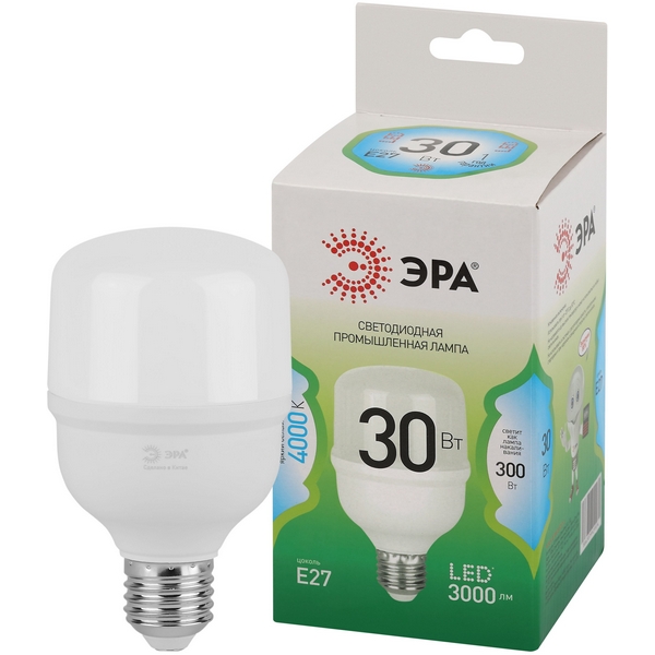 Лампочка светодиодная E27 30W ЭРА LED POWER T70-30W-840-E27 GL, LED POWER T70-30W-840-E27 GL
Лампочка светодиодная E27 30W ЭРА LED POWER T70-30W-840-E27 GL, LED POWER T70-30W-840-E27 GL