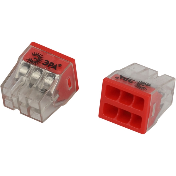 Клемма быстрозажимная компактная 6-проводная 0,2-2,5 мм2 (упаковка 20 шт.) ЭРА NO-225-361, NO-225-361 
Клемма быстрозажимная компактная 6-проводная 0,2-2,5 мм2 (упаковка 20 шт.) ЭРА NO-225-361, NO-225-361