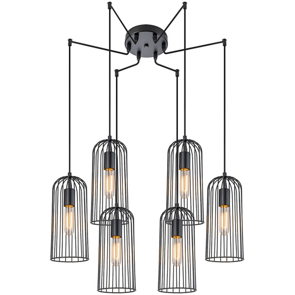 Подвесная люстра Escada Phoenix 10198/6 6х60Вт Е27, металл, черный, Phoenix 10198/6
Подвесная люстра Escada Phoenix 10198/6 6х60Вт Е27, металл, черный, Phoenix 10198/6