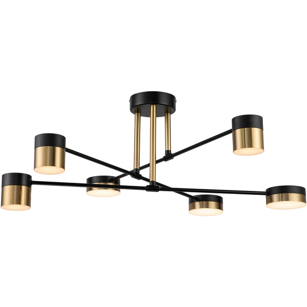 Люстра потолочная светодиодная на штанге 10244/6 LED*54W Black/Gold Escada Perspective 10244/6LED, Perspective 10244/6LED
Люстра потолочная светодиодная на штанге 10244/6 LED*54W Black/Gold Escada Perspective 10244/6LED, Perspective 10244/6LED