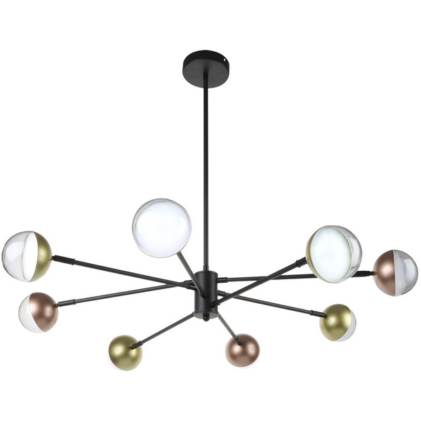 Потолочная люстра на штанге Escada Diverse 10271/8 LED Gold/Copper, Черный, Diverse 10271/8LED Gold/Copper
Потолочная люстра на штанге Escada Diverse 10271/8 LED Gold/Copper, Черный, Diverse 10271/8LED Gold/Copper