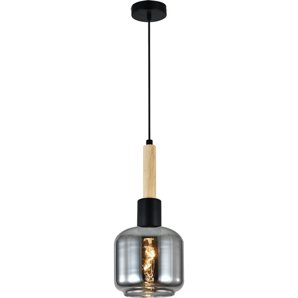Подвесной светильник Escada Skald 1109/1S Black 1x40 E14, металл/стекло/дерево, черный/дымчатый, Skald 1109/1S Black
Подвесной светильник Escada Skald 1109/1S Black 1x40 E14, металл/стекло/дерево, черный/дымчатый, Skald 1109/1S Black