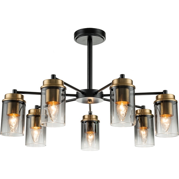 Потолочная люстра на штанге Escada Dinasty 2118/7P E14*40W Black/Brass, Дымчатый, Dinasty 2118/7P
Потолочная люстра на штанге Escada Dinasty 2118/7P E14*40W Black/Brass, Дымчатый, Dinasty 2118/7P