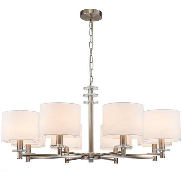 Подвесная люстра E14*60W Satin nickel Escada Novella 641/8PL, Белый, Novella 641/8PL
Подвесная люстра E14*60W Satin nickel Escada Novella 641/8PL, Белый, Novella 641/8PL