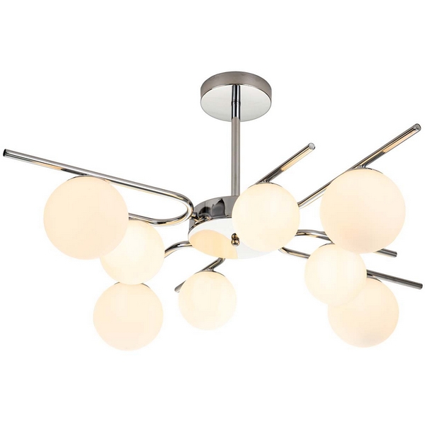 Потолочная люстра на штанге 642/8P G9*40W Escada Sphere Silver (плафоны шарики), Белый, Sphere 642/8P Silver
Потолочная люстра на штанге 642/8P G9*40W Escada Sphere Silver (плафоны шарики), Белый, Sphere 642/8P Silver