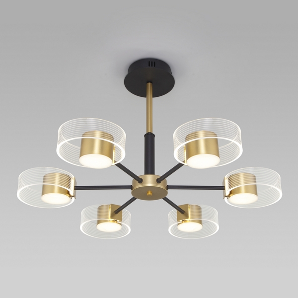 Потолочная люстра светодиодная Jet 90244/6 (Eurosvet), Золото, Jet 90244/6 черный/золото
Потолочная люстра светодиодная Jet 90244/6 (Eurosvet), Золото, Jet 90244/6 черный/золото