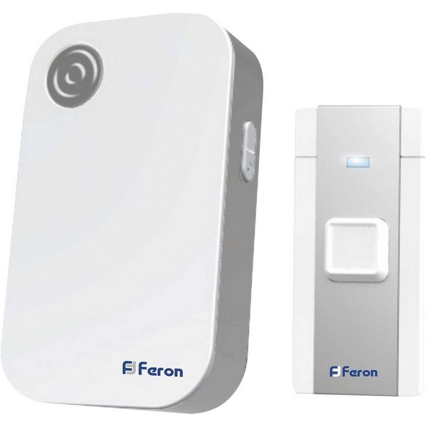 Звонок дверной беспроводной Электрический мелодий с питанием от батареек Feron E-372 23685, Серый;белый, E-372 23685
Звонок дверной беспроводной Электрический мелодий с питанием от батареек Feron E-372 23685, Серый;белый, E-372 23685
