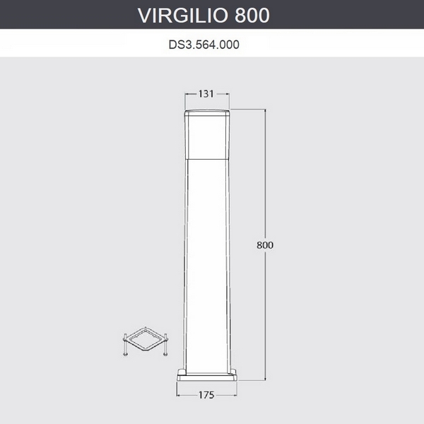Наземный светильник IP55 Fumagalli Virgilio DS3.564.000.WYF1R, Белый, Virgilio DS3.564.000.WYF1R
Наземный светильник IP55 Fumagalli Virgilio DS3.564.000.WYF1R, Белый, Virgilio DS3.564.000.WYF1R