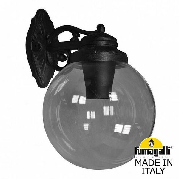 Настенный светильник уличный Bisso/G250. G25.131.000.AZE27DN Fumagalli, Черный, Globe 250 G25.131.000.AZE27DN
Настенный светильник уличный Bisso/G250. G25.131.000.AZE27DN Fumagalli, Черный, Globe 250 G25.131.000.AZE27DN